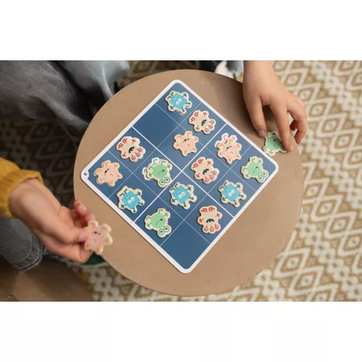 Fa Sudoku: szörnyecskés (BS Toys fa játék)