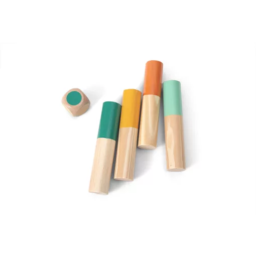 Egyensúlyozó toronyépítő (BS Toys fa játék)