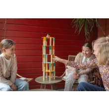 Egyensúlyozó toronyépítő (BS Toys fa játék)