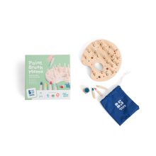 Festékpaletta fa memóriajáték (BS Toys fa játék)