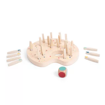 Festékpaletta fa memóriajáték (BS Toys fa játék)