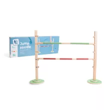 Gátugrás mozgásfejlesztő fajáték (BS Toys fa játék)