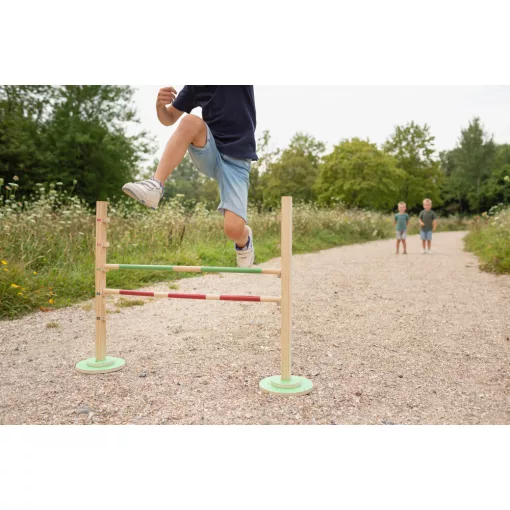 Gátugrás mozgásfejlesztő fajáték (BS Toys fa játék)