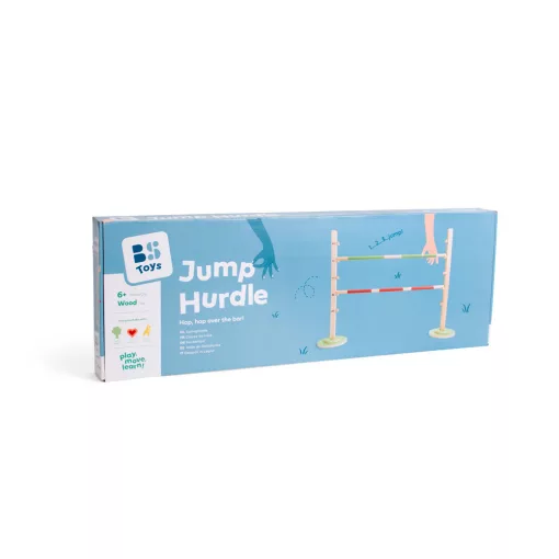 Gátugrás mozgásfejlesztő fajáték (BS Toys fa játék)