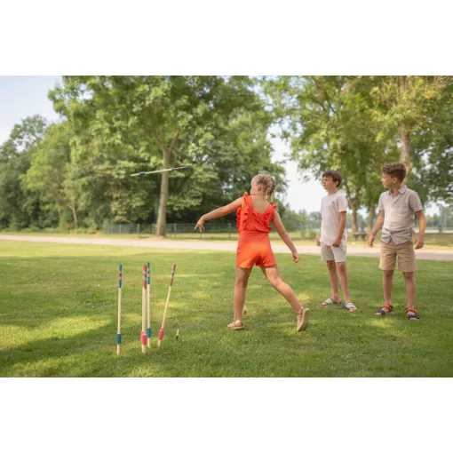 Gerelyhajító készlet – mozgásfejlesztő fajáték (BS Toys fa játék)