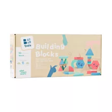 Geometrikus építőjáték fából (BS Toys)