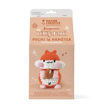 Minigurumi készlet: Hörcsög, 10 cm (Graine Creative) 