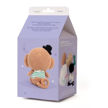 Minigurumi készlet: Nori, a majom, 10 cm (Graine Creative)