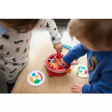   Zöldségek: Csipeszes ügyességi játék (BS Toys fa játék) GA347