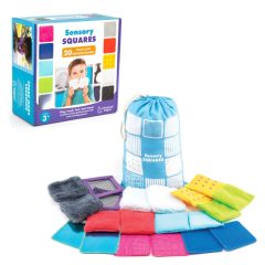   Érzékelés, tapintás fejlesztő játék - Teachable Touchables® Texture Squares (EI-3049)