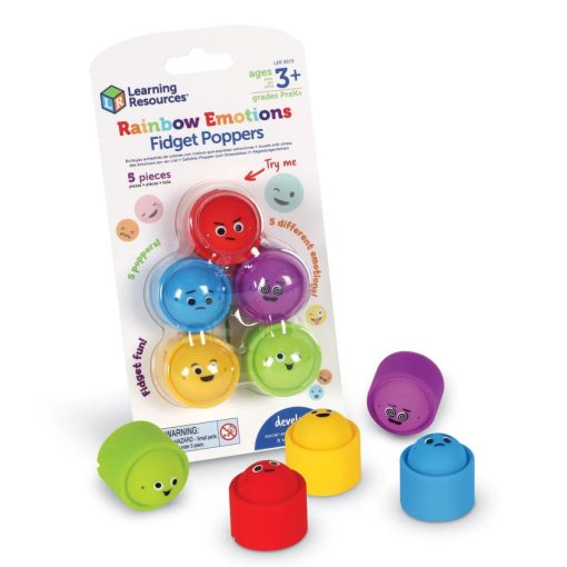 Érzelmek - pop it - Rainbow Emotion Fidget Poppers