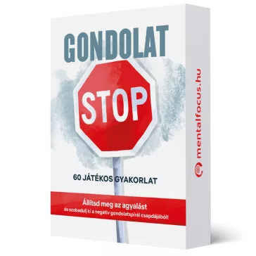   Gondolat Stop kártyajáték: 60 játékos gyakorlat (Mental Focus)