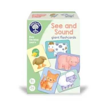   Hangok és látványok matatókártyák (See and Sound Flashcards) ORCHARD TOYS OR132