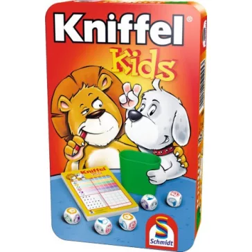   Kniffel Kids kockapóker társasjáték fémdobozban (Schmidt) 51245 