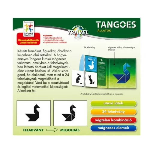 Magnetic Travel: állatok (Tangoes / Animals) Smart Games SGT121