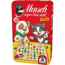 Ki nevet a végén? Gyermekváltozat fémdobozban (51273) Mensch ärgere Dich nicht Kids Schmidt