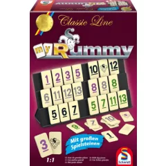   Schmidt Spiele Classic Line Rummy, Nagy játéklapkákkal társasjáték (49282) 