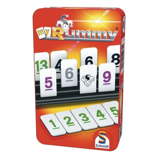MyRummy fémdobozban (51281) MyRummy (ex 51207) Römi táblajáték Schmidt
