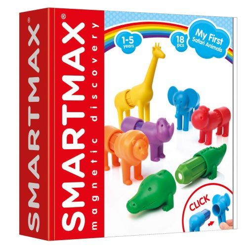 Smartmax: első szafarim építőjáték 1 éves kortól (My First Safari Animals) Smart Games