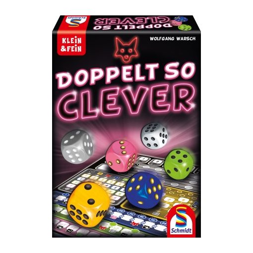 Doppelt so clever  (49357) Twice as clever (88234) Duplán okos húzás (88425) UK-Doppelt so clever Twice as clever (88234) Schmidt