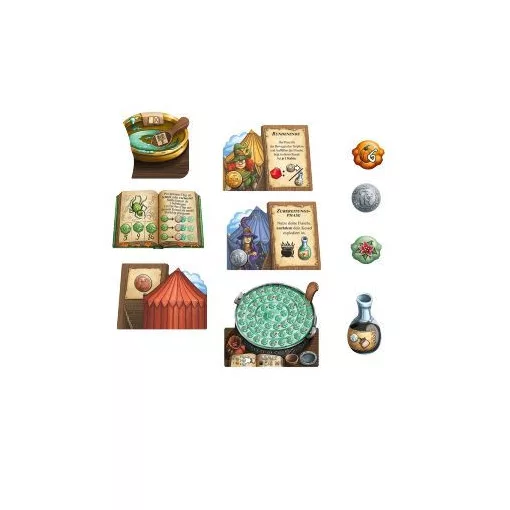 Schmidt Spiele Die Quacksalber von Quedlinburg - Die Kräuterhexen Erw. (49358) Társasjáték  - Letölthető szabállyal