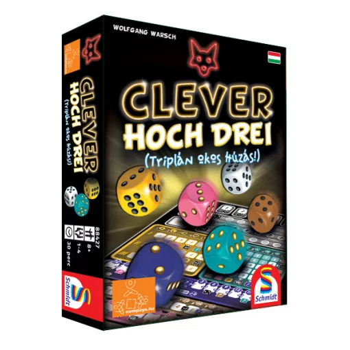 Clever hoch Drei (49384) Clever Cubed (88411) Triplán okos húzás (88427) Clever hoch Drei - NEU Schmidt