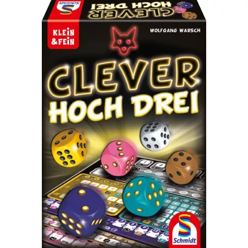 Clever hoch Drei (49384) Clever Cubed (88411) Triplán okos húzás (88427) Clever hoch Drei - NEU Schmidt