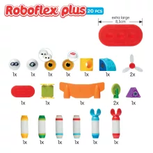 Smartmax: Roboflex + (Smart Games) mágneses építőjáték 3 éves kortól