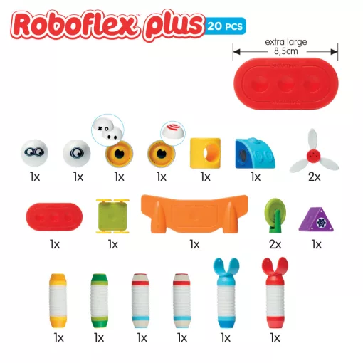 Smartmax: Roboflex + (Smart Games) mágneses építőjáték 3 éves kortól
