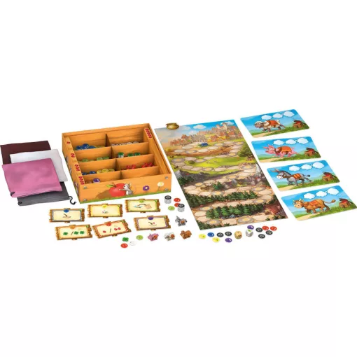 Quacks&Co. Junior: Quedlinburg Dash! társasjáték (Schmidt) 88409 (Magyar játékszabállyal)