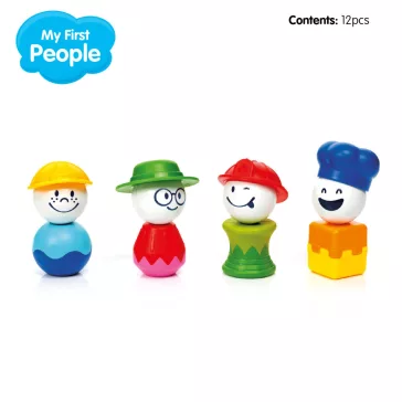   SmartMax: My First People (Smart Games) mágneses építőjáték 1 éves kortól