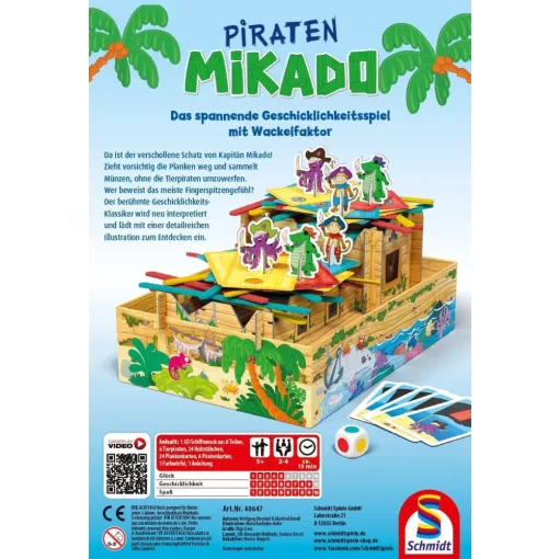 Piraten-Mikado (40647) Gyerekjáték  Schmidt