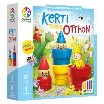   Kerti Törpe Otthon egyszemélyes játék ovisoknak (Gnome Sweet Gnome ) Smart Games
