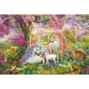    Flowers and unicorns gyerek kirakó: 150 db-os (Schmidt) 56387    