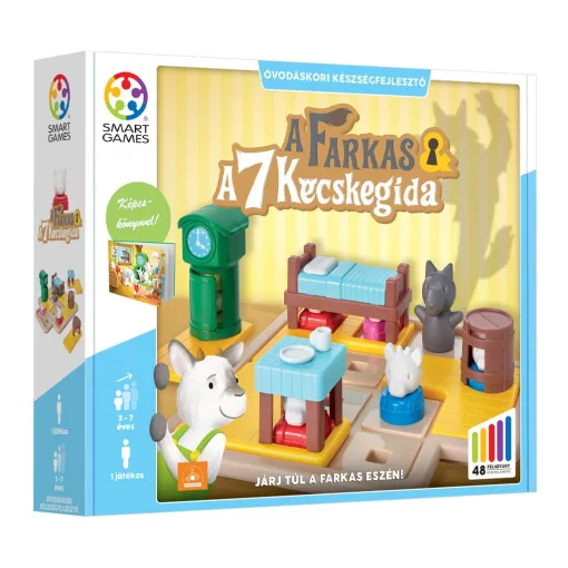 A farkas & 7 kecskegida társasjáték (Wolf & The 7 goats) Smart Games