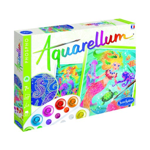 Aquarellum: sellők, foszforeszkáló, nagy (Sentosphere) SA6416