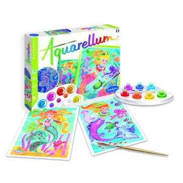   Aquarellum: sellők, foszforeszkáló, nagy (Sentosphere) SA6416