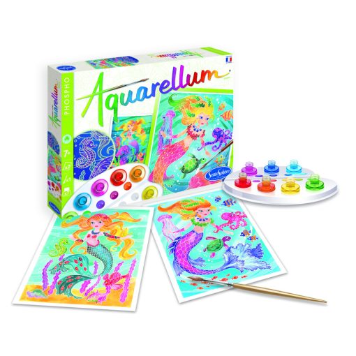 Aquarellum: sellők, foszforeszkáló, nagy (Sentosphere) SA6416