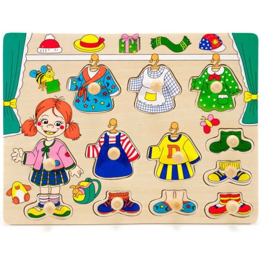 Fogantyús lapöltöztető (lányos)