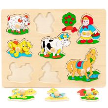 Fogantyús puzzle (bárányos)