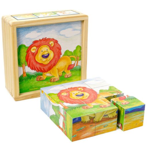 Mesekocka 9 db-os (oroszlános)