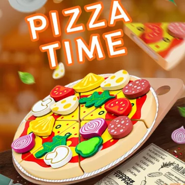 Fa játék pizza (Kabi)