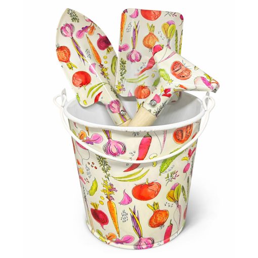 Kerti szerszám vödörrel: zöldséges