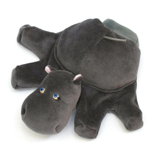 Kesztyűbáb gyerek kézre (víziló)