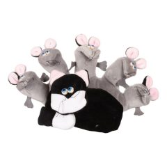 Kesztyűbáb gyerek kézre (egerek cicával)