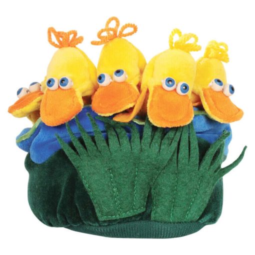 Kesztyűbáb felnőtt kézre (tó kacsákkal)