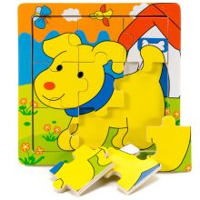 Puzzle 9 db-os (kutyás)