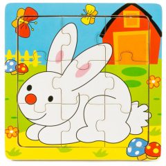 Puzzle: 9 db-os (nyuszis)