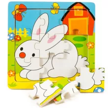 Puzzle: 9 db-os (nyuszis)