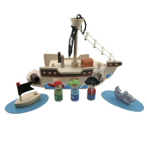 Kalózhajó (tartozékokkal)